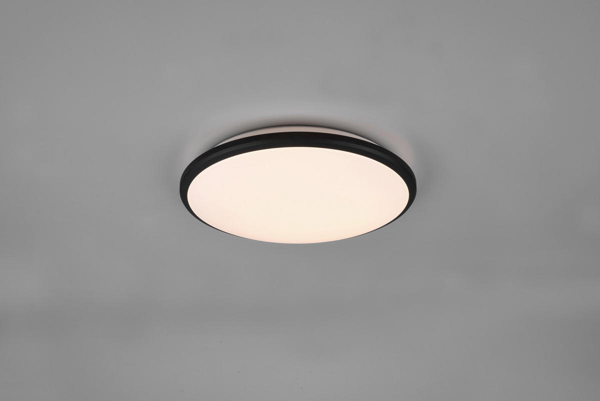 LED SVJETILJKA STROPNA  - crna, Basics, plastika (34,7/6,5cm)