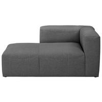 RÉCAMIERE Anthrazit Flachgewebe  - Anthrazit, Design, Kunststoff/Textil (160/73/100cm) - Max Winzer