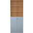 AKTENSCHRANK - Silberfarben/Ahornfarben, KONVENTIONELL, Holzwerkstoff (80/215,6/42cm) AKTENSCHRANK - Silberfarben/Ahornfarben, KONVENTIONELL, Holzwerkstoff (80/215,6/42cm)