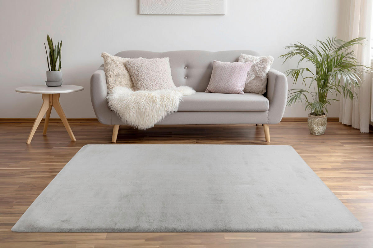 WEBTEPPICH  Wohnzimmer 120/170 cm Dolce Silberfarben rechteckig  - Silberfarben, KONVENTIONELL, Textil (120/170cm) - Batucci
