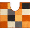 WC PREDLOŽKA, 49/60 cm - čierna/žltá, Basics, textil/plast (49/60cm) - Grund