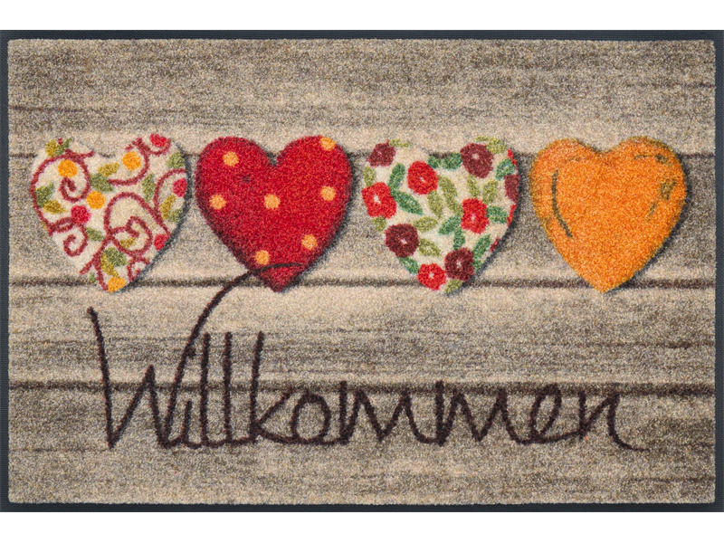FUßMATTE  50/75 cm  Multicolor  - Multicolor, KONVENTIONELL, Kunststoff/Textil (50/75cm) - wash+dry