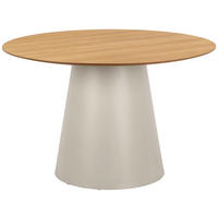 ESSTISCH in Holz, Metall, Holzwerkstoff  - Eichefarben/Grau, Design, Holz/Holzwerkstoff (120/75cm) - MID.YOU