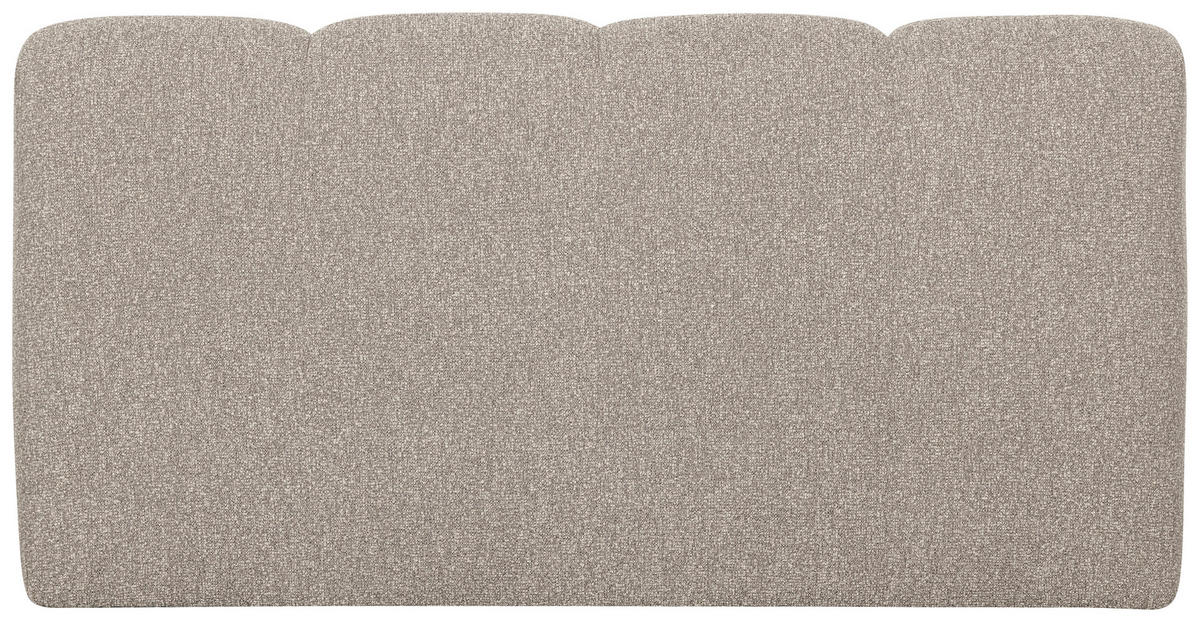 SITZBANK in Textil Beige  - Beige/Schwarz, MODERN, Kunststoff/Textil (164/83/73cm) - Livetastic