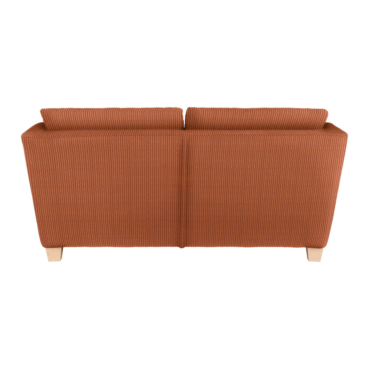 2-SITZER-SOFA in Cord Koralle  - Koralle/Naturfarben, Holz/Textil (190/70-85/95cm) - MID.YOU