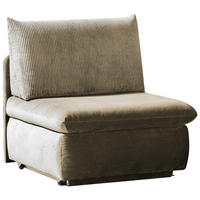 SCHLAFSESSEL Etta  mit Mikrofaser Cappuccino  - Cappuccino, MODERN, Kunststoff/Textil (90/89/83cm) - Novel