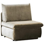 SCHLAFSESSEL Etta in Mikrofaser Cappuccino  - Cappuccino, MODERN, Kunststoff/Textil (90/89/83cm) - Novel