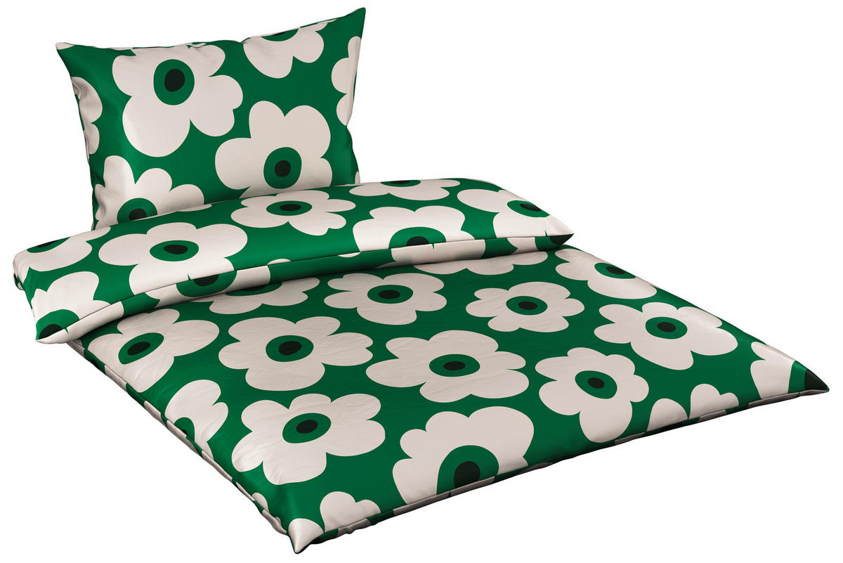 ÁGYNEMŰHUZAT-GARNITÚRA 140/200 cm  - zöld, textil (140/200cm) - Bio:Vio