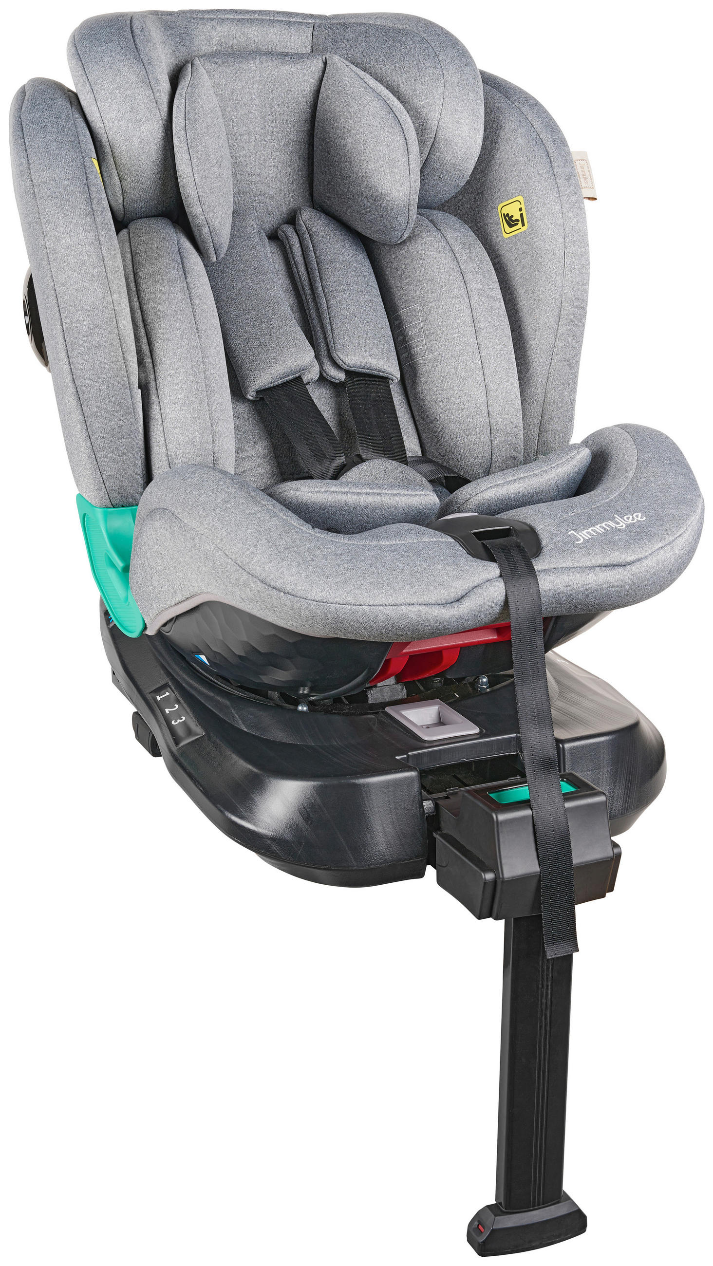 KINDERAUTOSITZ FREEWAY FIX   - Grau, Basics, Kunststoff/Textil (48/50/86cm) - Jimmylee