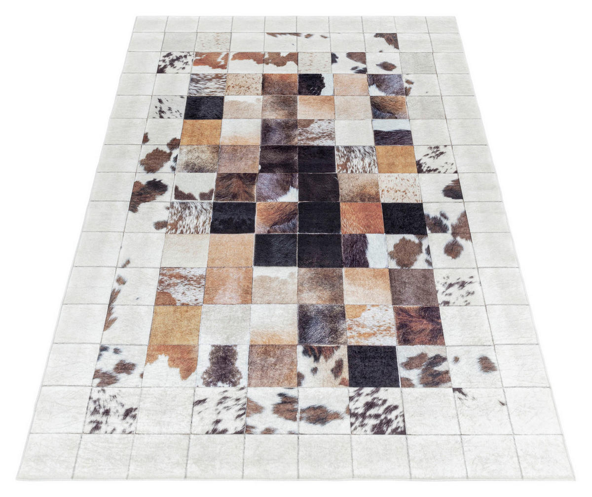 FLACHWEBETEPPICH 160/230 cm Fiesta Creme  - Creme, Design, Leder/Textil (160/230cm) - Novel