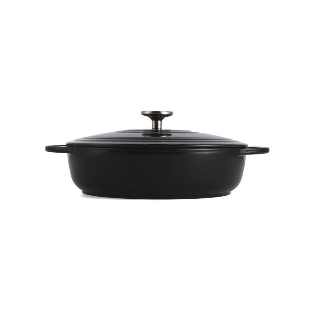 LONEC ZA PEČENJE   4 l  kovina  28 cm  - rdeča/črna, Basics, kovina (28cm)