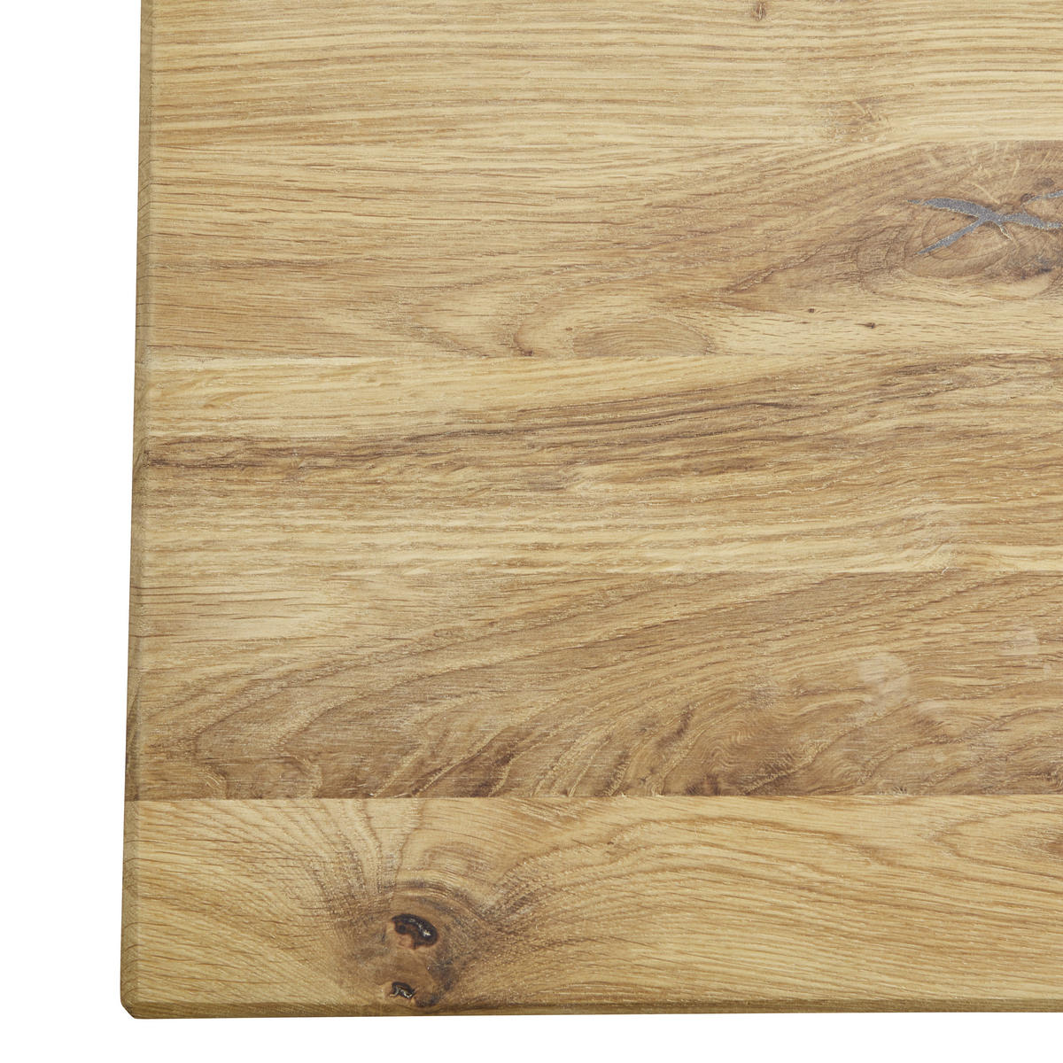 ESSTISCH in Holz 180/90/75 cm  - Eichefarben/Schwarz, Design, Holz/Metall (180/90/75cm) - Linea Natura