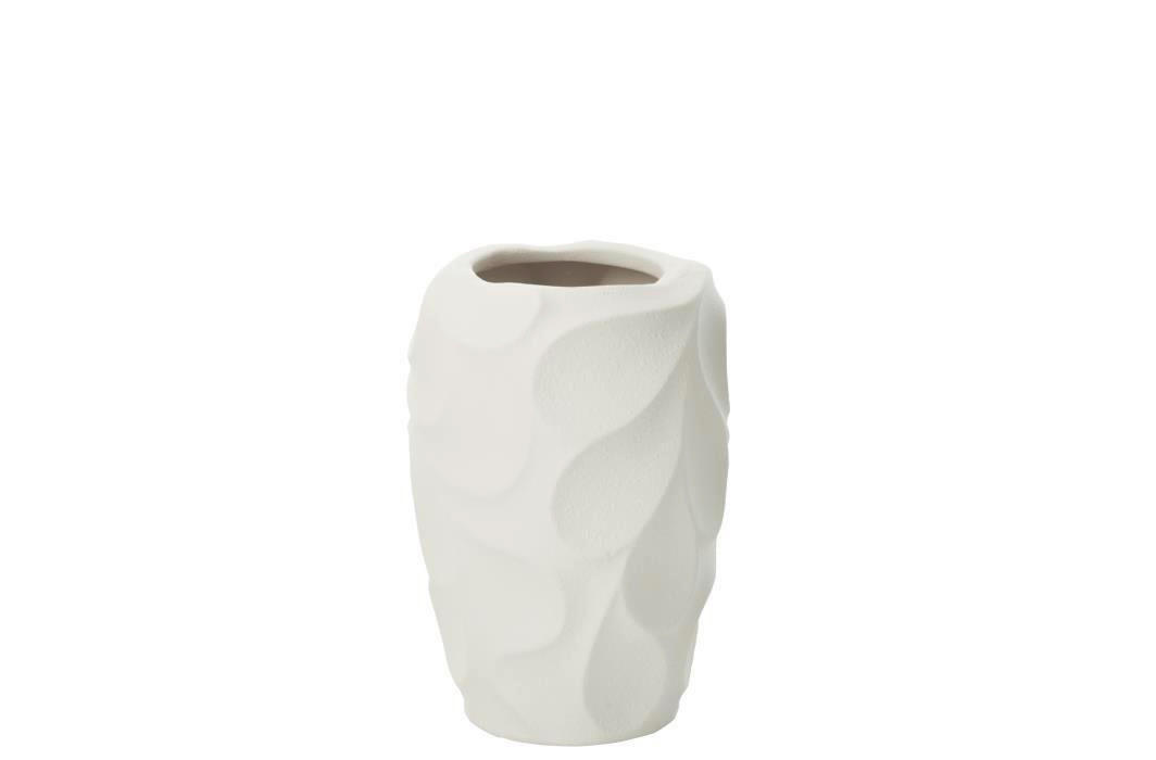 DEKOVASE  - Weiss, Basics, Keramik (21,5/21,5/32cm) - Ambia Home