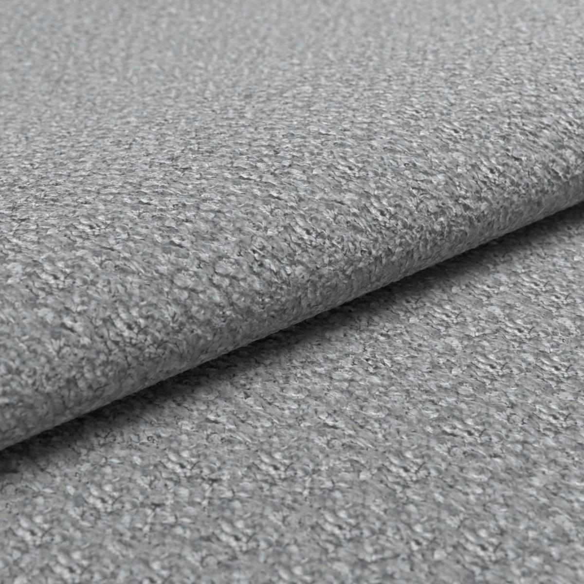 CHESTERFIELD-SESSEL Chenille Grau  - Schwarz/Grau, MODERN, Textil/Metall (100/94/95cm) - Pure Home Lifestyle