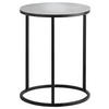 BEISTELLTISCH 39/39/54 cm Grau rund  - Schwarz/Grau, Design, Keramik/Metall (39/39/54cm) - Johann Jakob