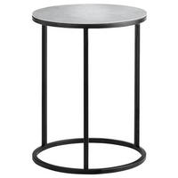 BEISTELLTISCH 39/39/54 cm Grau rund  - Schwarz/Grau, Design, Keramik/Metall (39/39/54cm) - Johann Jakob