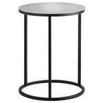 BEISTELLTISCH in Metall 39/39/54 cm  - Schwarz/Grau, Design, Keramik/Metall (39/39/54cm) - Johann Jakob