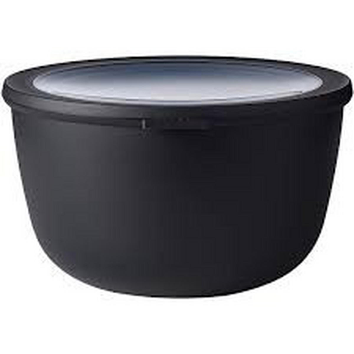 VORRATSDOSE CIRQULA 3 L  - Klar/Schwarz, KONVENTIONELL, Kunststoff (13,5/12,5/5,8cm) - Mepal