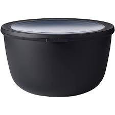 Mepal Vorratsdose Cirqula Klar, Schwarz 13.5x12.5x5.8 cm