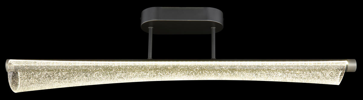 LED-DECKENLEUCHTE 81/12/19 cm   - Klar/Anthrazit, Design, Kunststoff/Metall (81/12/19cm) - Globo