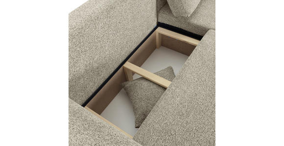 ECKSOFA Mintgrün Flachgewebe Zierkissen, Rückenkissen, Bettkasten, Schlaffunktion, Rücken echt, Liegefläche im Originalstoff  - Schwarz/Mintgrün, KONVENTIONELL, Kunststoff/Textil (250/145cm) - Carryhome