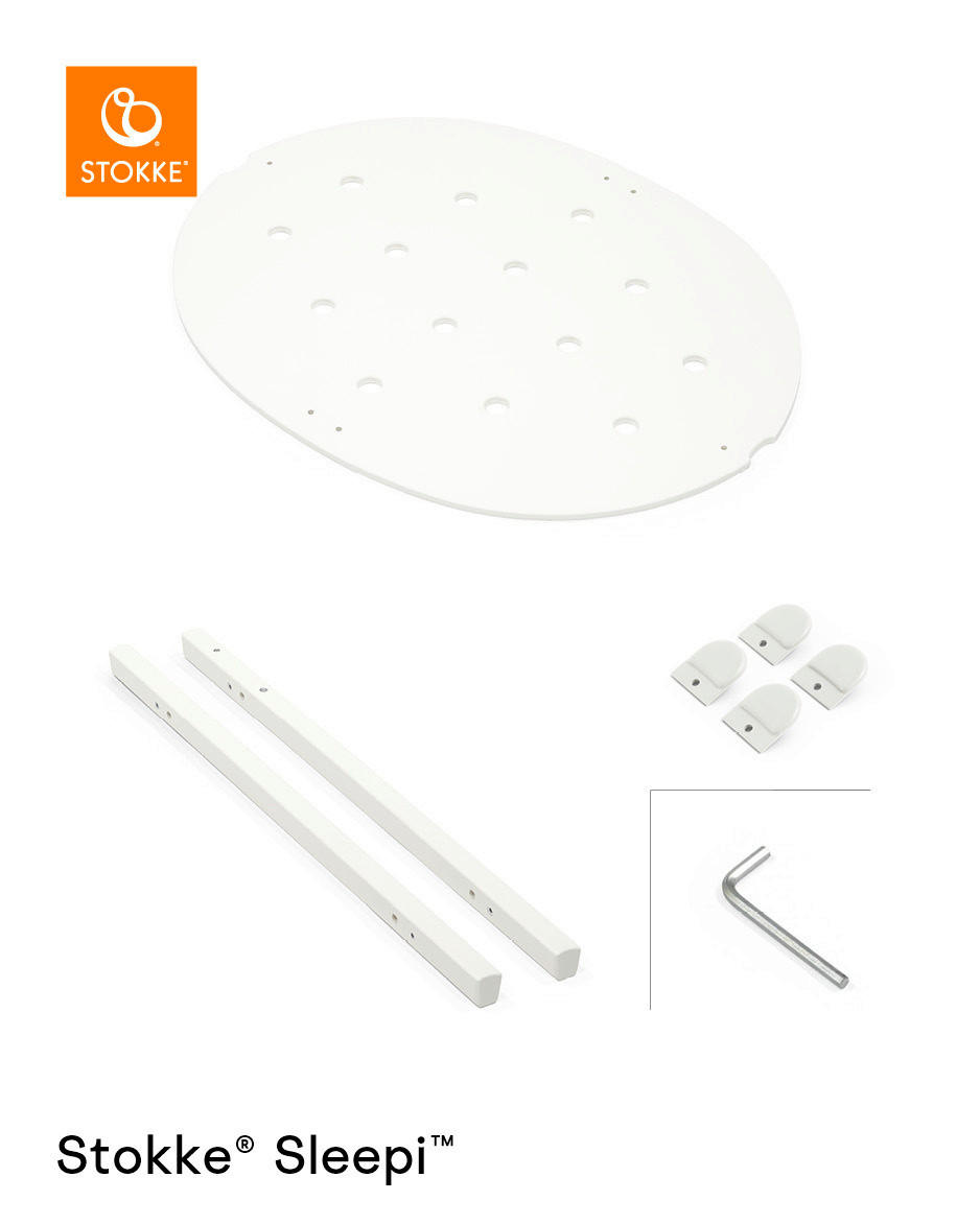 ERWEITERUNGSSET Sleepi Downsizing Kit  - Weiß, Basics, Holz (58/6/79cm) - Stokke