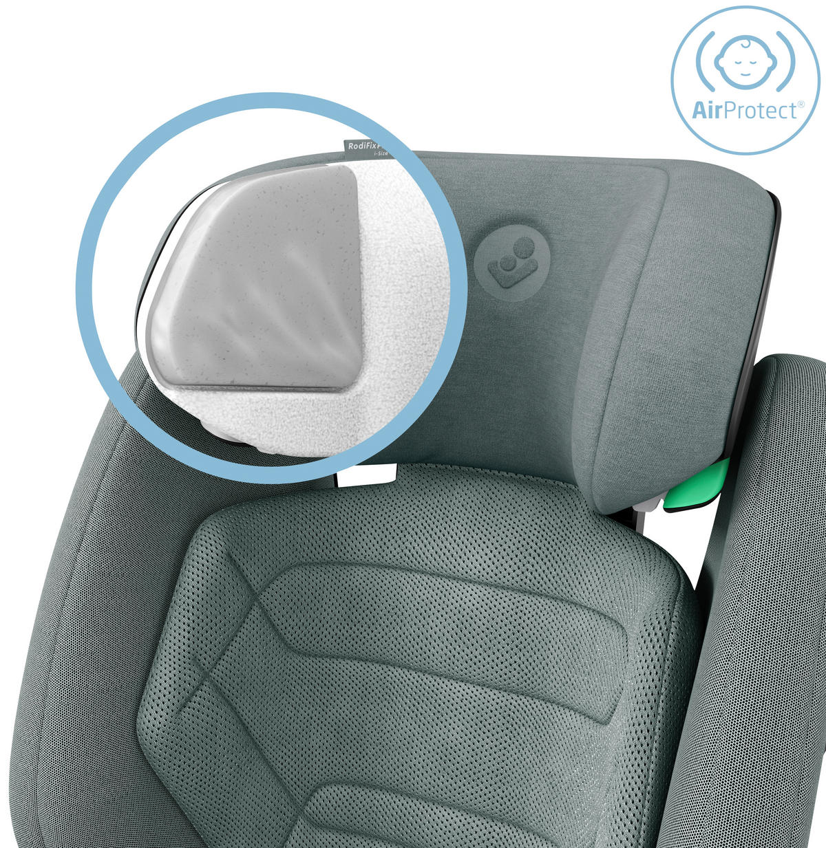 AUTO-SEDIŠTE ZA DECU  Rodifix Pro2 i-Size  - svetlosiva, Osnovno, tekstil/metal (44/79/69cm) - Maxi-Cosi
