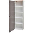 GARDEROBE 6-teilig  in 306/179/37 cm  - Weiß/Eiche Artisan, Design, Holzwerkstoff (306/179/37cm) - Voleo