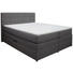 BOXSPRINGBETT 180/200 cm in Hellgrau - Wengefarben/Hellgrau, KONVENTIONELL, Holz/Textil (180/200cm) - Carryhome BOXSPRINGBETT 180/200 cm in Hellgrau - Wengefarben/Hellgrau, KONVENTIONELL, Holz/Textil (180/200cm) - Carryhome