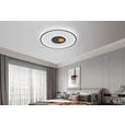 LED-DECKENLEUCHTE   - Goldfarben/Schwarz, Design, Kunststoff/Metall (60cm) - Dieter Knoll