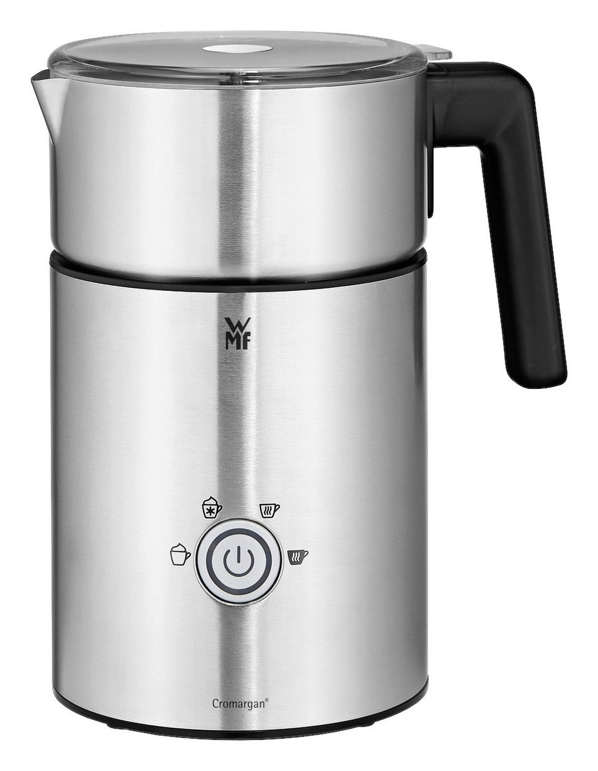 MILCHSCHÄUMER   - Silberfarben/Schwarz, Design, Kunststoff/Metall (350ml) - WMF