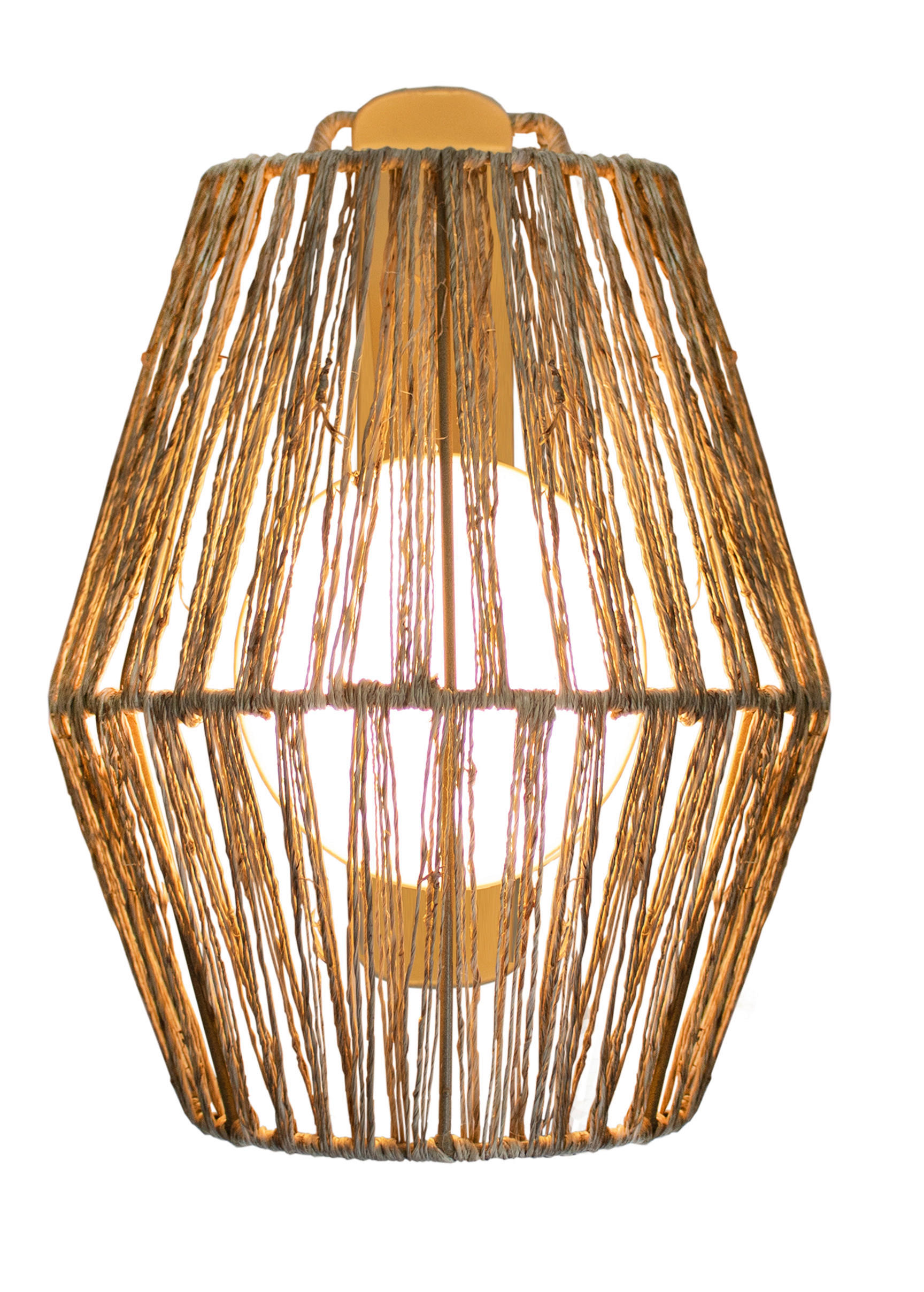 LED-AUßENLEUCHTE Sisine 22.5/24.5/11.5 cm   - Natur, Naturmaterialien (22.5/24.5/11.5cm) - New Garden