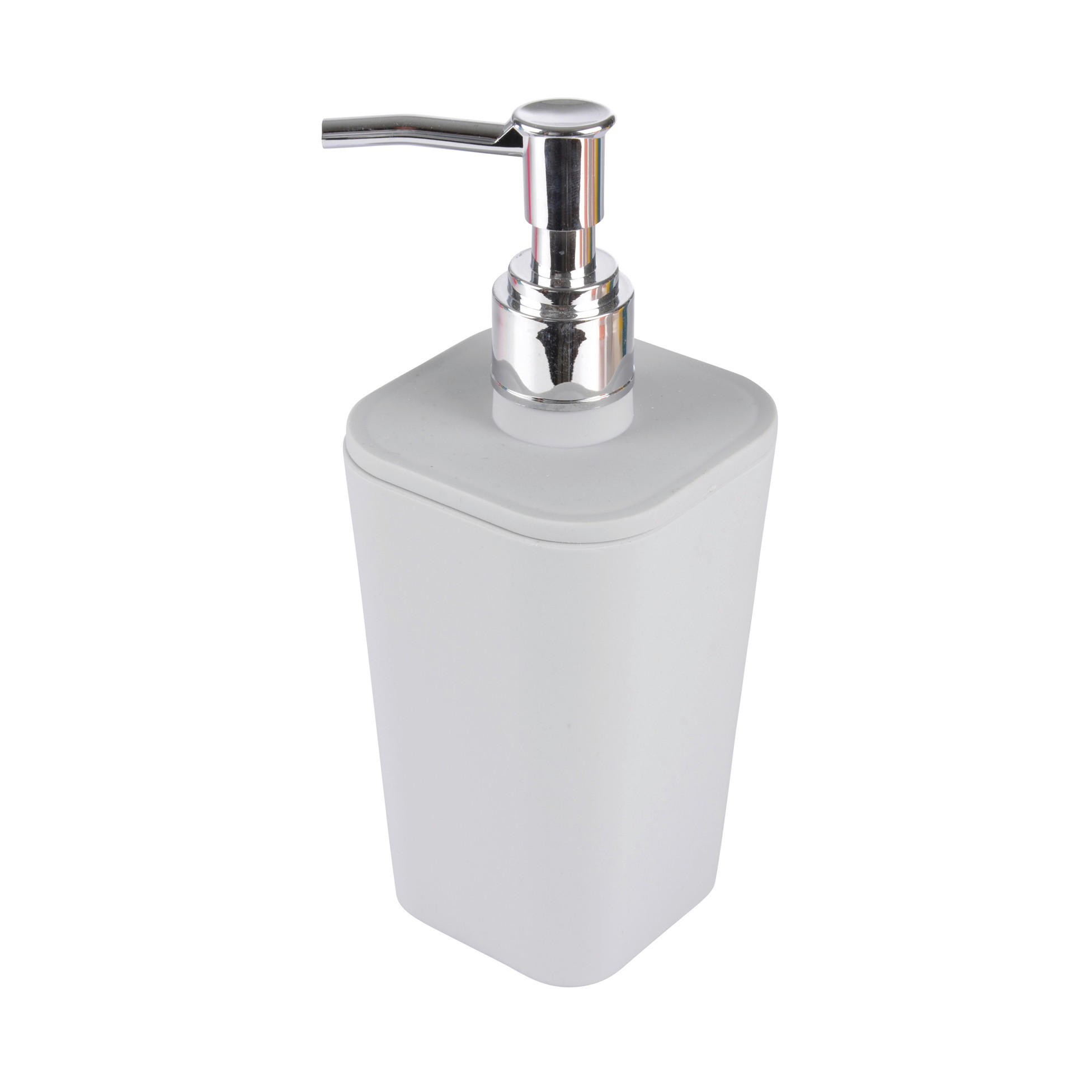 DOZATOR ZA TEČNI SAPUN svetlosiva plastika - svetlosiva, Osnovno, plastika (7,3/18/7,3cm) - Homeware