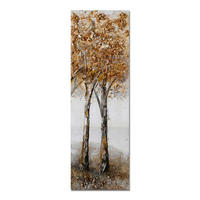 MALBA NA PLÁTNĚ, krajina a příroda, 30/90/3 cm - vícebarevná, Konvenční, dřevo (30/90/3cm)