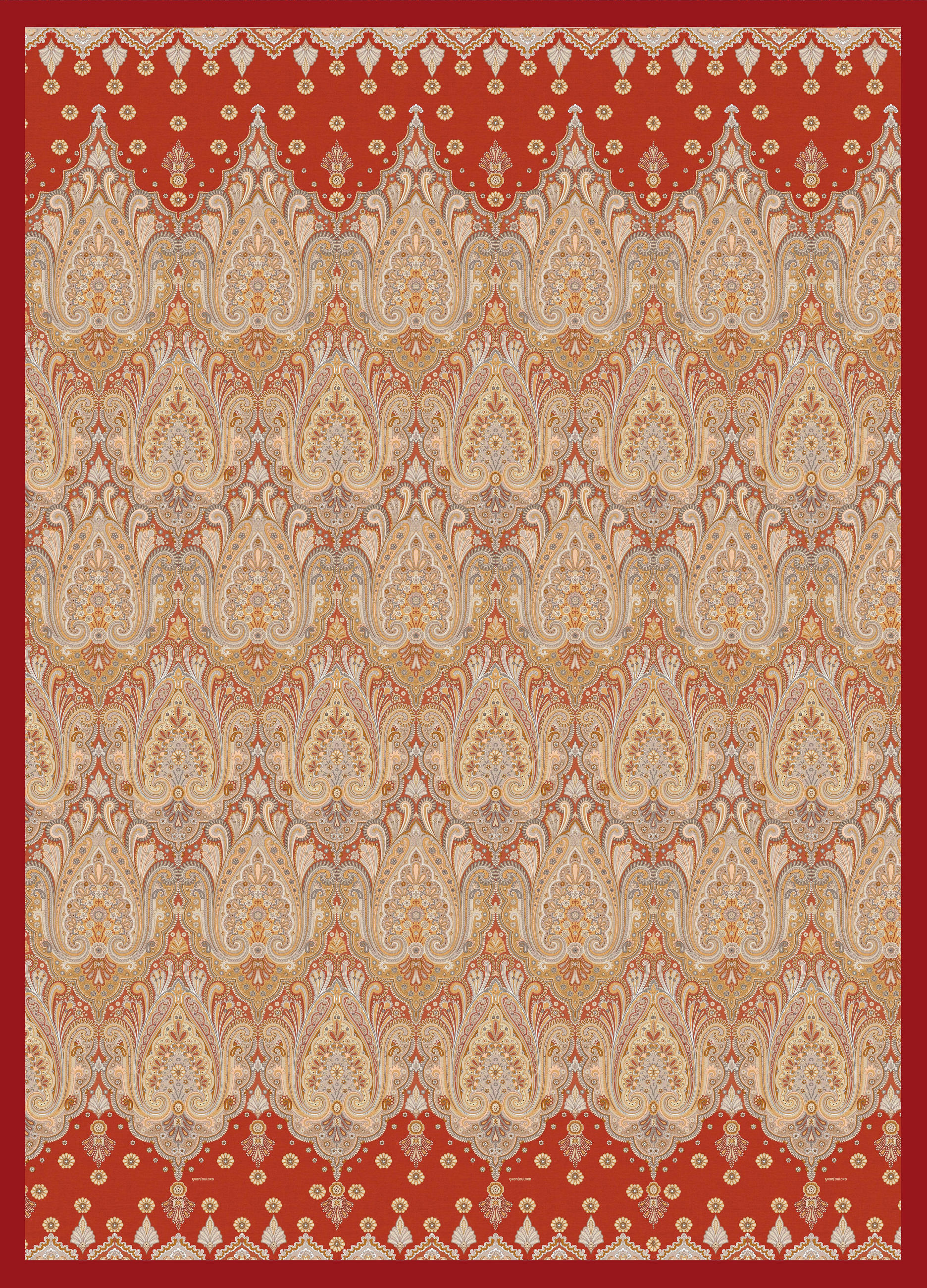 ODEJA 240/250 cm rdeča  - rdeča, Konvencionalno (240/250cm) - Bassetti