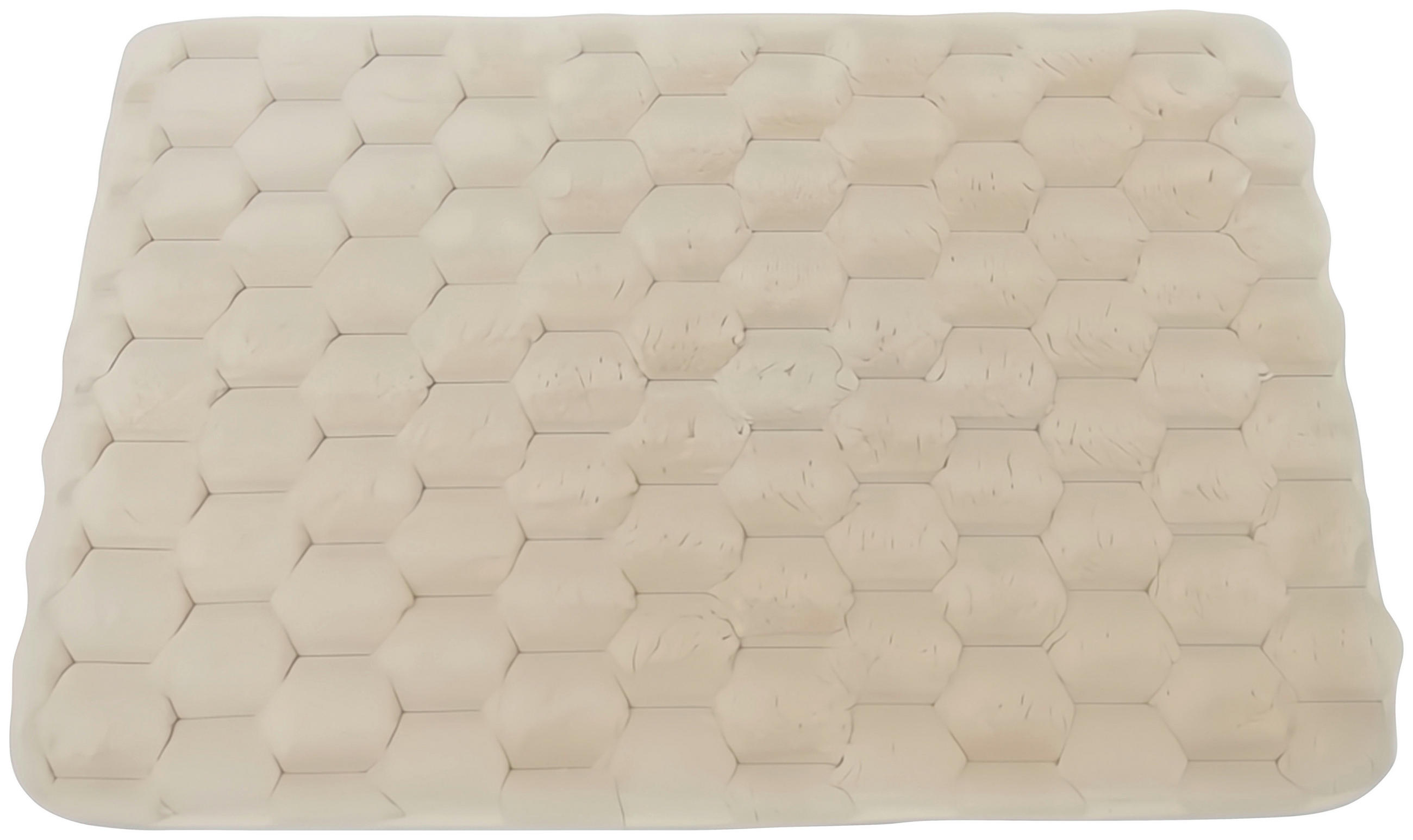 BADRUMSMATTA beige 40/60 cm  - beige, Basics, textil (40/60cm)