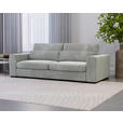 SCHLAFSOFA in Flachgewebe Grau  - Schwarz/Grau, KONVENTIONELL, Kunststoff/Textil (236/78/114cm) - Carryhome