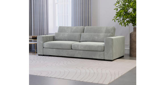 SCHLAFSOFA Flachgewebe Grau  - Schwarz/Grau, KONVENTIONELL, Kunststoff/Textil (236/78/114cm) - Carryhome