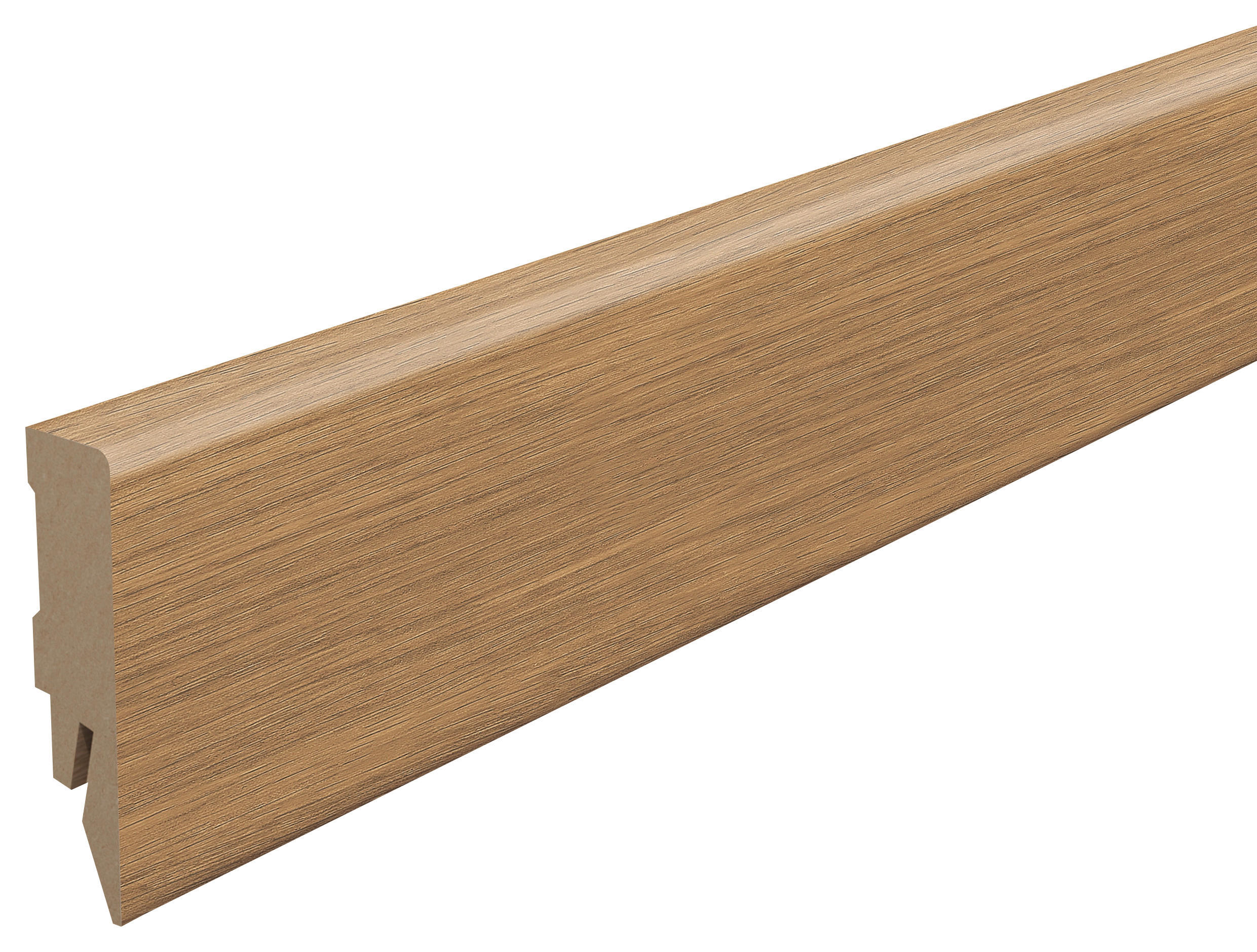 SOCKELLEISTE Eiche braun - Braun, KONVENTIONELL, Holzwerkstoff (240/1.4/5.8cm) - Egger Holzwerkstoffe