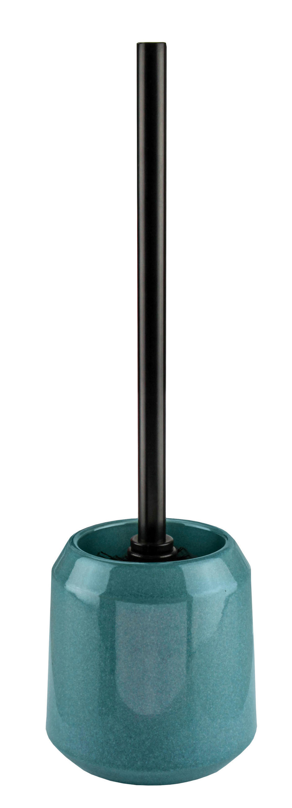 WC-BÜRSTENHALTER   Keramik  - Petrol, Basics, Keramik (11.0/38.8cm) - Kleine Wolke