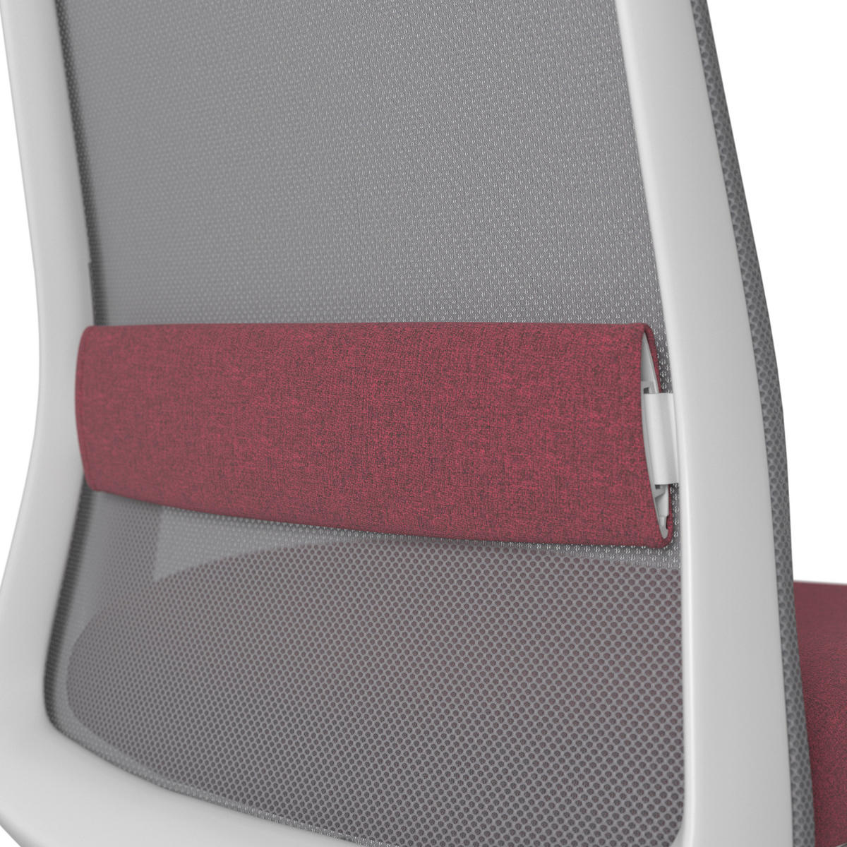DREHSTUHL Grau, Weiß, Pink  - Pink/Weiß, MODERN, Kunststoff/Textil (70/103-115/70cm)