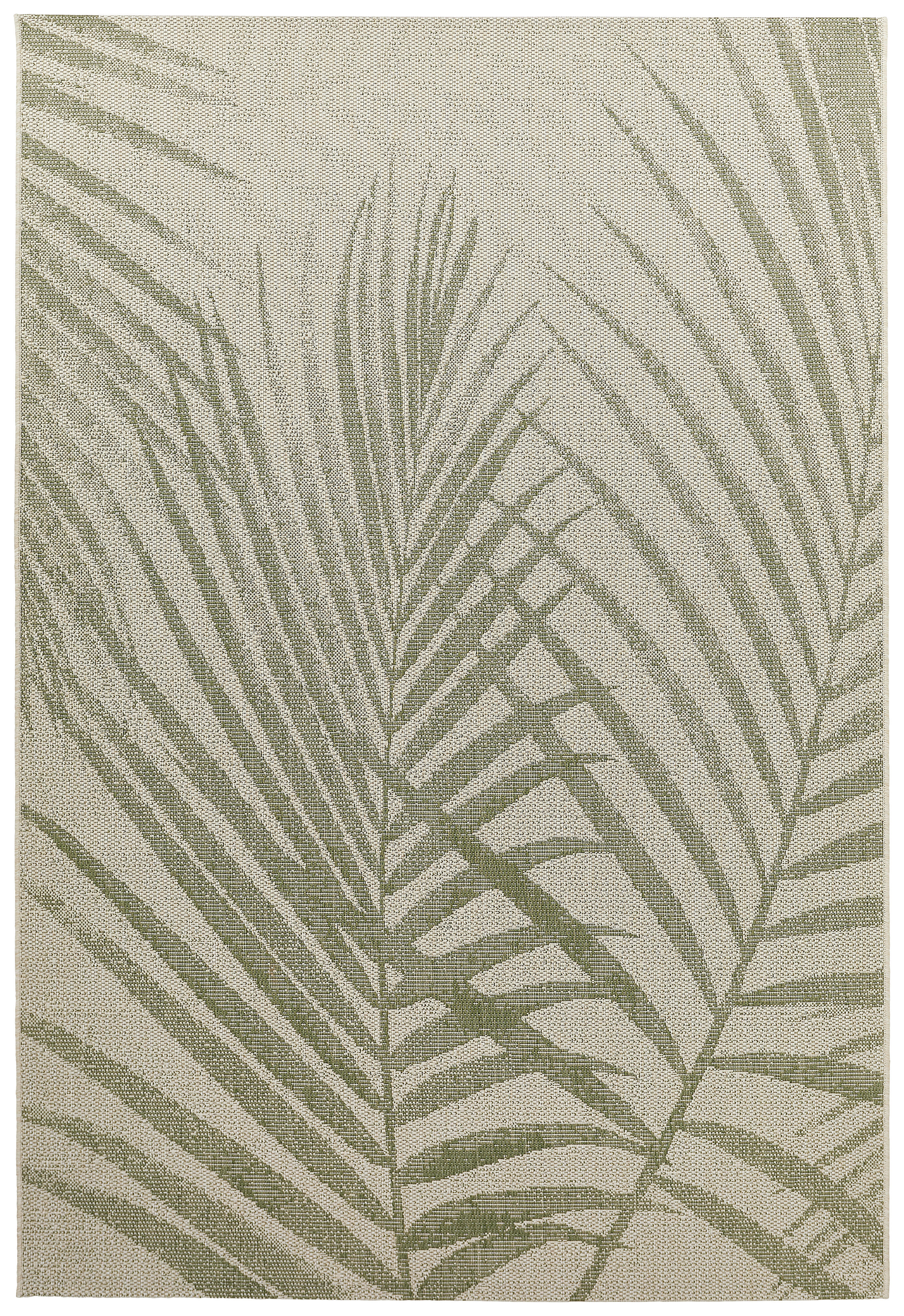 In- und Outdoorteppich 160/230 cm  - Grau/Grün, Design, Textil (160/230cm) - Novel