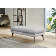 ECKSOFA in Echtleder Weiß  180/310 cm  - Schwarz/Weiß, Design, Leder/Metall (180/310cm) - Dieter Knoll