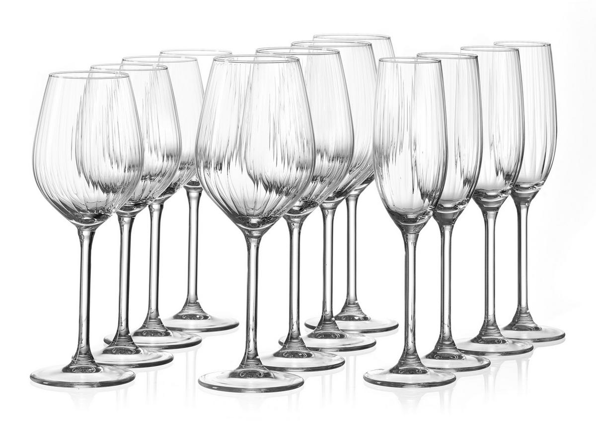 GLÄSERSET Leona 12-teilig  - Klar, KONVENTIONELL, Glas (50/19/24cm) - Ritzenhoff Breker