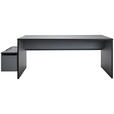 GAMINGTISCH Dunkelgrau  - Dunkelgrau, MODERN, Holzwerkstoff (180/80/75cm) - Novel