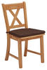 ECKBANKGRUPPE beflockt Wildeiche vollmassiv Dunkelbraun, Wildeiche  - Wildeiche/Dunkelbraun, ROMANTIK / LANDHAUS, Holz/Textil (179/137cm) - Venda
