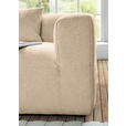 ECKSOFA Schlammfarben Flachgewebe  - Schlammfarben/Schwarz, KONVENTIONELL, Kunststoff/Textil (170/280cm) - Carryhome