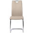 SCHWINGSTUHL in Metall, Textil Chromfarben, Creme - Chromfarben/Hellbraun, Design, Textil/Metall (44/102/57,50cm) - Carryhome SCHWINGSTUHL in Metall, Textil Chromfarben, Creme - Chromfarben/Hellbraun, Design, Textil/Metall (44/102/57,50cm) - Carryhome
