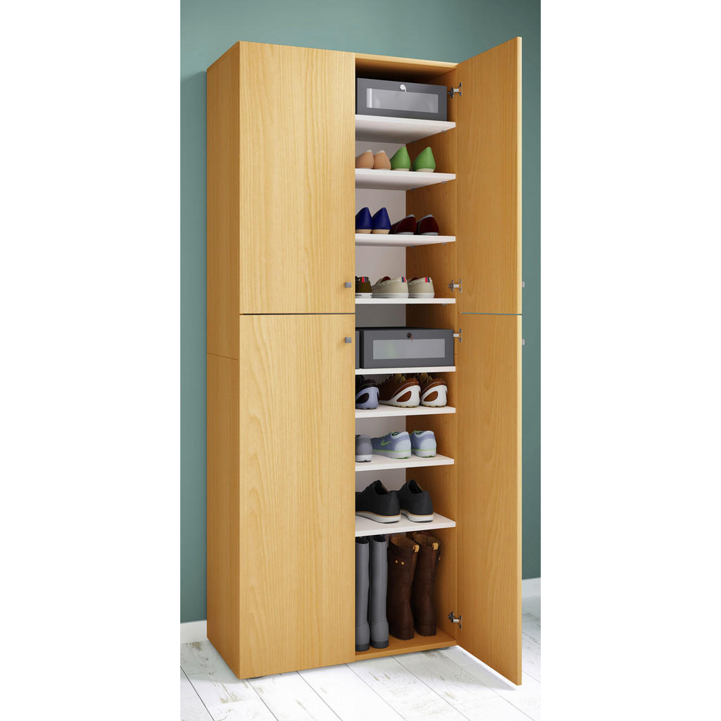 Schuhschrank Lona Xxl Buche Dekor 9 Fächer B: 70 Cm