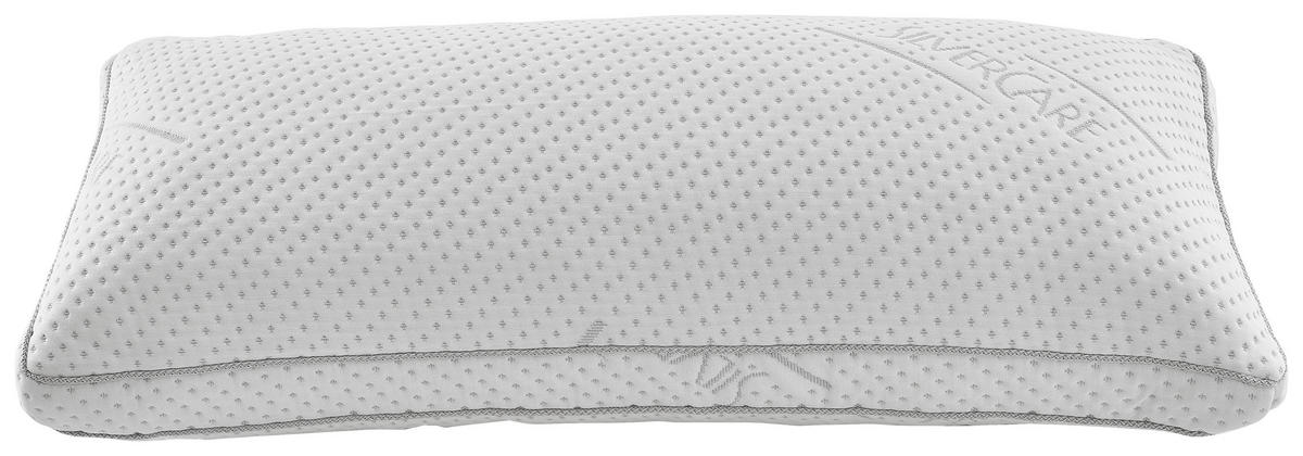 VANKÚŠ POD HLAVU, 80/40 cm - biela, Basics, textil (80/40cm) - Boxxx